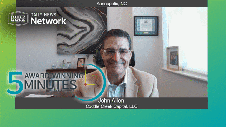 5 Award Winning Minutes With John Allen of Coddle Creek Capital, LLC