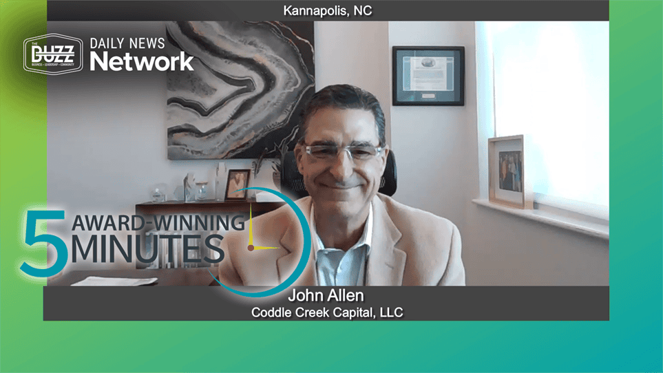 5 Award Winning Minutes With John Allen of Coddle Creek Capital, LLC