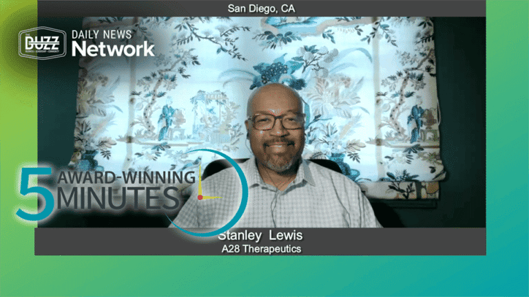 5 Award Winning Minutes With Dr. Stanley Lewis A28 Therapeutics
