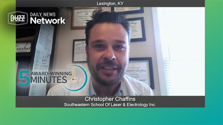5 Award Winning Minutes With Christopher Chaffins of Southeastern School Of Laser & Electrology Inc.