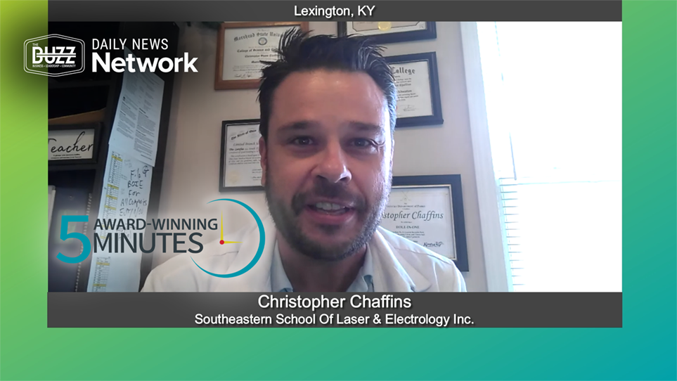 5 Award Winning Minutes With Christopher Chaffins of Southeastern School Of Laser & Electrology Inc.