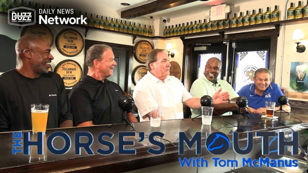 The Horse’s Mouth at Lynch’s Irish Pub with Aaron Beasley, Coach Mark Duffner, Sam Kouvaris, Kevin Hardy, and Coach Dave Campo