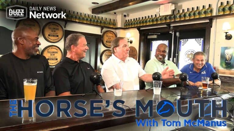 The Horse’s Mouth at Lynch’s Irish Pub with Aaron Beasley, Coach Mark Duffner, Sam Kouvaris, Kevin Hardy, and Coach Dave Campo