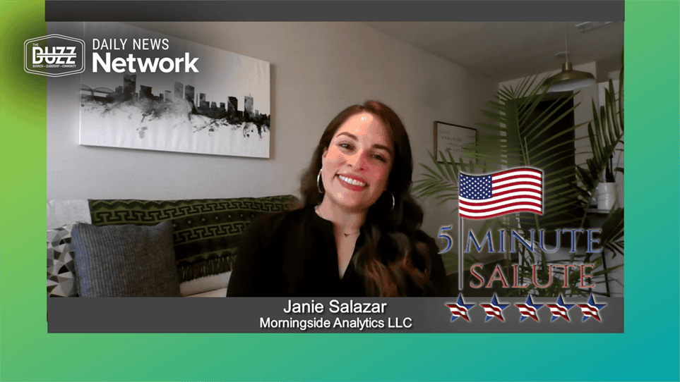 5 Minute Salute with Janie Salazar of Morningside Analytics LLC