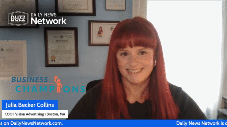 Business Champions with Julia Becker Collins of Vision Advertising