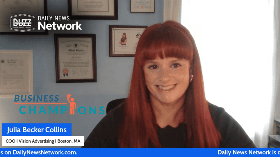 Business Champions with Julia Becker Collins of Vision Advertising