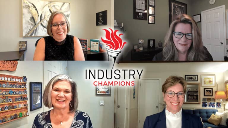 Industry Champions with Christine Campbell Rapin, Kristen Christy, Melissa Douaire, and Sherri Combs